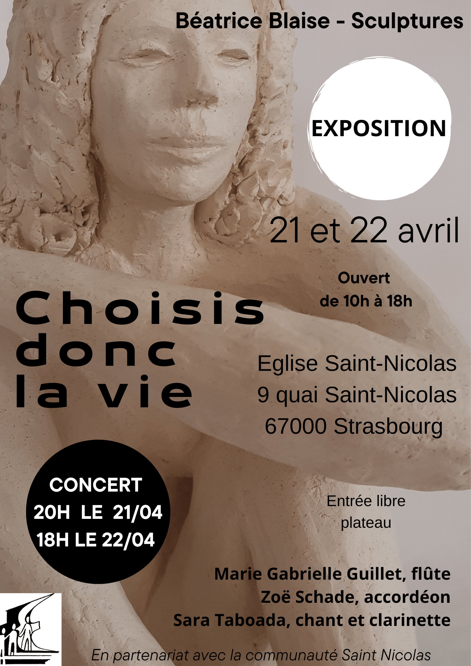 Choisis donc la vie Exposition Concert Strasbourg Curieux